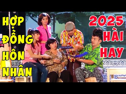 Hài 2025 | CƯỜI TRÉO NGOE hài THU TRANG TIẾN LUẬT với tiểu phẩm "HỢP ĐỒNG HÔN NHÂN" | Hài hay 2025