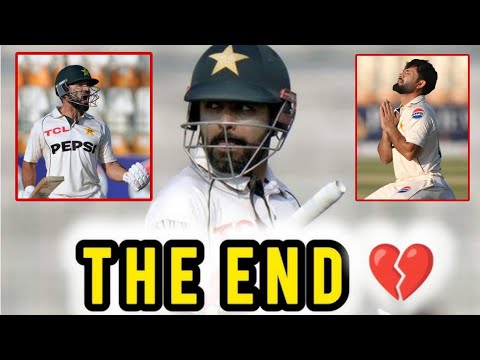 Is Babar Azam's test career over? Kamran Ghulam century| Pakistan vs England test match |