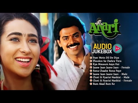 All Song of Anari Movie | Venkatesh & Karisma Kapoor | Best Bollywod Hindi Songs of 90's 💖🎶