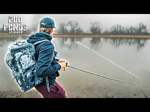 Winter Pond Fishing With SURPRISING Results! (200 Ponds Ep. 8)