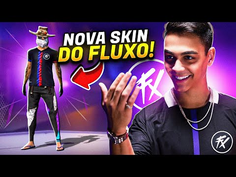 FREITAS SE IMPRESSIONOU AO VER NOVA SKIN DO FLUXO no FREE FIRE!!!