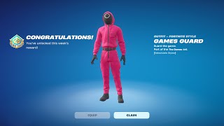 How I Earned The Squid Game Skin