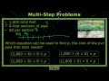 Word Problems on Measurement and Counting