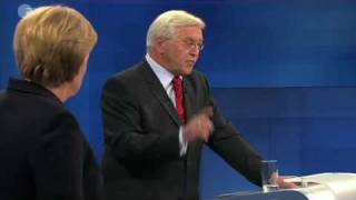 Frank-Walter Steinmeier im TV-Duell