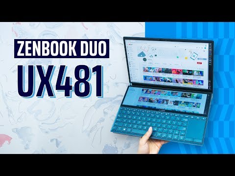 (VIETNAMESE) Laptop 2 MÀN HÌNH ĐỈNH NHẤT phân khúc - Asus ZenBook Duo UX481
