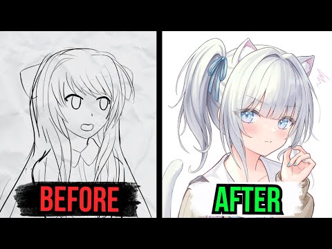 How to Color Anime Hair for Beginners