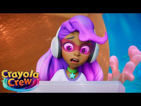 Mermaid Musical Mix Up + More | Crayola Crew 🖍️ | Cartoons For Kids | Kids Show