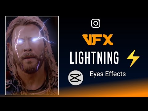 Eyes Light VFX Effect edit Video | How to Make eyes Lightning effect video