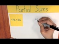 Understanding Partial Sums and Place Value