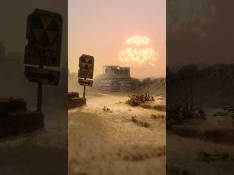 ☢️I created a Fallout scene🎬