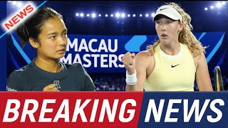 Alex Eala vs Mirra Andreeva 😱 Teen Tennis Titans COLLIDE at Macau Masters!