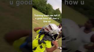 Teaching how to lineup stance #memphisfootball #youthfootball #respectorregret #memphistigers ￼