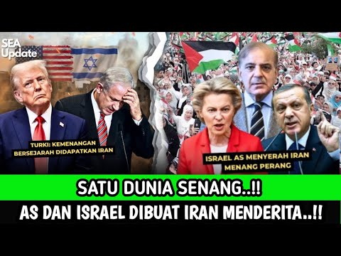Israel AS Terpojok Hadapi Serangan Iran Trump Minta Gencatan Senjata Dikecam Turki Eropa.!