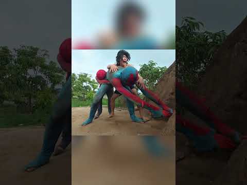 Spiderman vs Monster