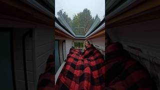 Karavanda Yağmurlu Kamp Sabahı 😍☔️