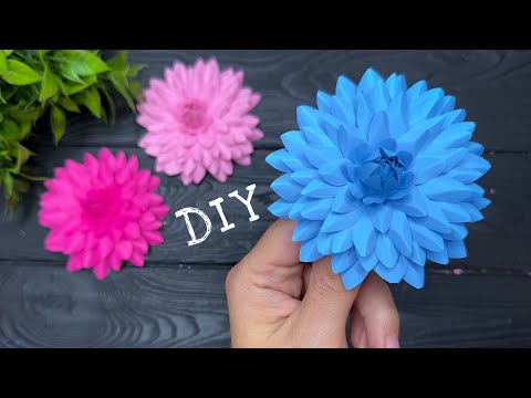 How to make Easy Tissue Paper Flowers DIY Paper Craft Tutorial