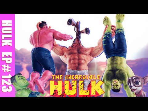 Hulk vs. Siren Head E123 | Red Hulk Fights Team Siren Head | Epic Battle Fight | Learn & Fun TV