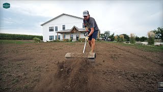 Removing EXTREME Thatch + Bluegrass Tiny Lawn Update