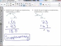 Exploring Complimentary and Supplementary Angles