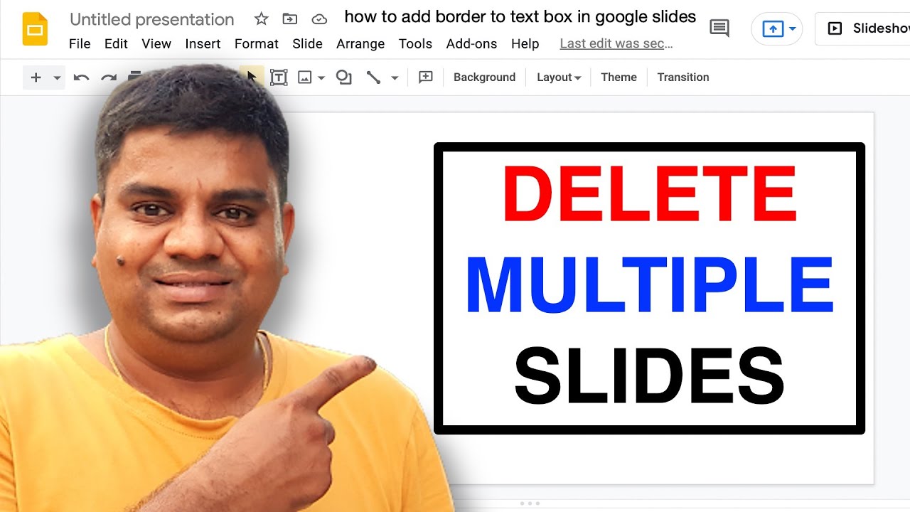 How To Delete Multiple Slides In Google Slides