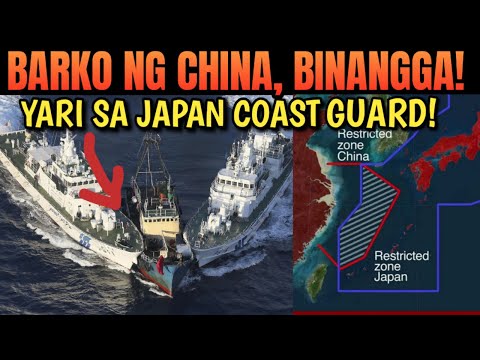 Barko ng China na pumasok sa Japan, binangga ng 2 Japanese Coast Guard (REACTION & COMMENT)