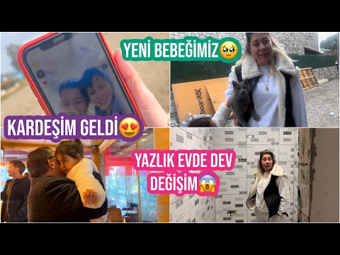 KARDEŞİM GELDİ😍İŞTE YENİ BEBEĞİMİZ❤️YAZLIK EVDE DEV DEĞİŞİM😱BU KAHVALTI EFSANE🔥DEDE TORUN KAVUŞTU🥹