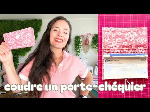 Tutoriel couture facile : coudre un porte-chéquier