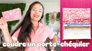 Tutoriel couture facile : coudre un porte-chéquier