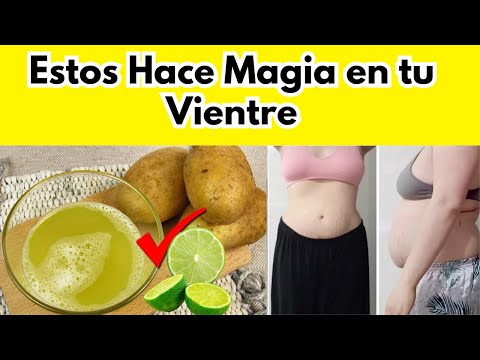 Bebe Estos 2 Ingredientes papas y limon para bajar de peso/ tOMALO ANTES DE DORMIR