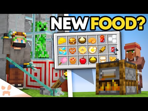 NEW MINECRAFT TRIDENT & FARM UPDATE OUT NOW + FOOD OVERHAUL NEXT?!