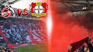 Pyroshow und Choreo🔥 | 1. Fc Köln : Bayer Leverkusen | Vlog 15🌴|Stadionvlog⚽️