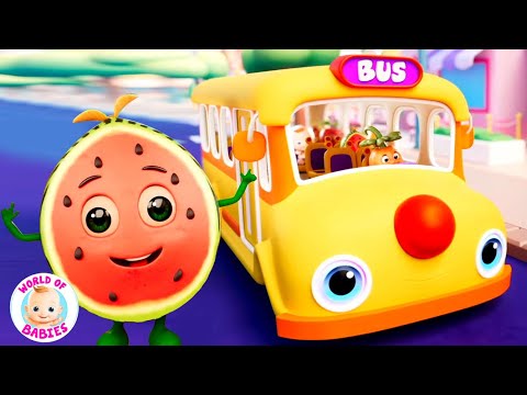 Wheels On The Bus, Vehicle Rhymes And Car Cartoon Videos