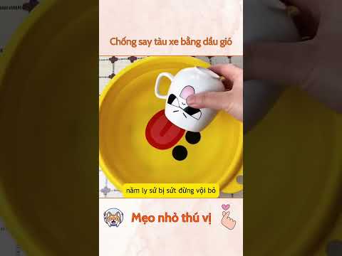 Chống say tàu xe bằng dầu gió #meonhothuvi