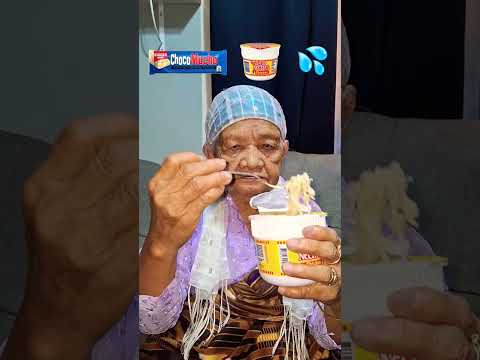 Great Grandmother?Eating Food Emoji Challenge???#eatingemojichallenge #makan #food #makanan #shorts