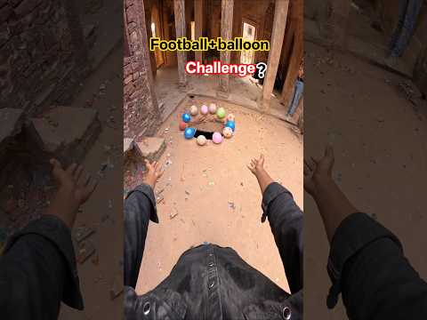 kya challenge 👀 complete hoga🎈😱 #ytshorts #parkour #challenge #running #jumpstyle #viral #pov #yt