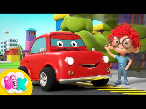 Czerwony Samochód piosenka 🚗 Auta dla dzieci bajka | HeyKids - Piosenki dla dzieci