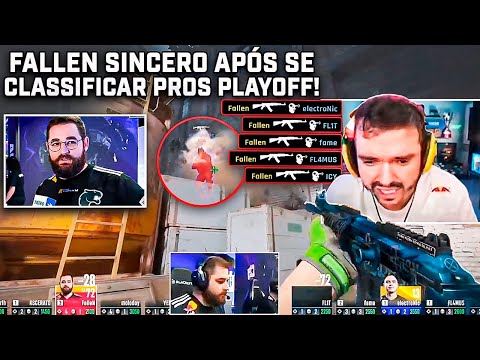 FALLEN CLASSIFICANDO FÚRIA PRO PLAYOFF E FALANDO APÓS JOGO!!