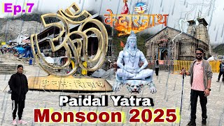 Kedarnath Yatra 2025 in Monsoon 🤩 | Kedarnath Dham Darshan | Kedarnath Temple | Kedarnath Track 