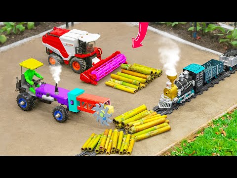 DIY truck mini forest wood harvesting science project | diy modern Agricultural Machinery