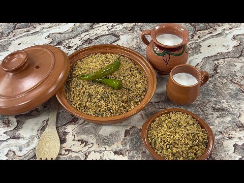 وصفة الكسكس بأوراق البسباس سهل ،بسيط كي العادة قوة في البنة#Recette de couscous aux fanes de fenouil