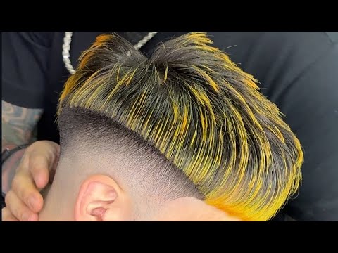 Corte degradado medio  más peinado