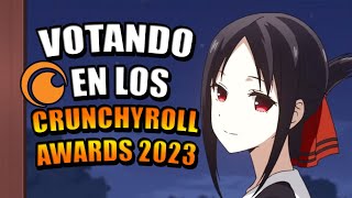 🔷Votando “Crunchyroll Awards”  #anime #otaku #crunchyroll #angiesenpai88