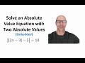 Understanding Absolute Value Equations