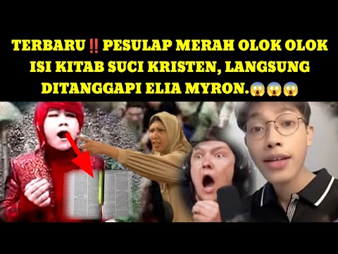 NGERIHH, 😱PESULAP MERAH OLOK OLOK ISI ALKITAB, AKHIRNYA DIPERMALUKAN.!?