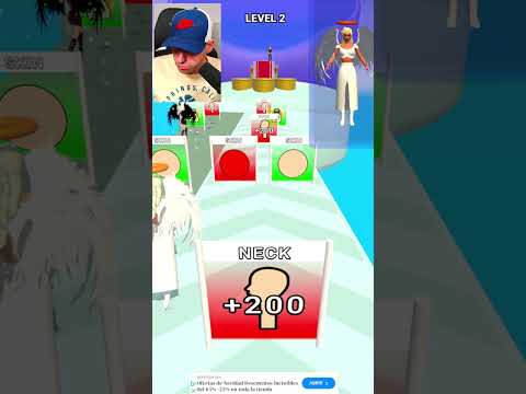 ME CONVIERTO EN CHICA ANGEL !! Todos Los Niveles Gameplay - Build A Queen #Shorts
