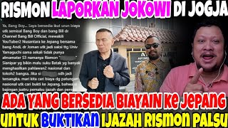 MAMPUS KAU RISMON.. OTW YAMAGUCHI UNTUK TANGKAP RISMON - MAKIN GILAAAK, RISMON KE JOGJA LAPOR JOKOWI