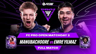 World Champion v European Champion | ManuBachoore v Emre Yilmaz |  FC Pro Open - FULL MATCH