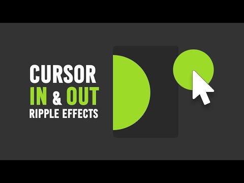 Cursor in & Out Ripple Effects