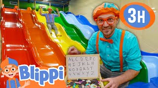Blippi Learns COLORS With SLIDES! |  Blippi and Meekah Best Friend Adventures | Educational Videos