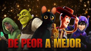 DE PEOR A MEJOR: Películas Animadas que Ganaron el OSCAR | Top